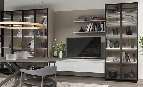 Кухня с островом из дерева LUBE CUCINE Flavour 8 фабрика LUBE CUCINE из Италии. Фото №6