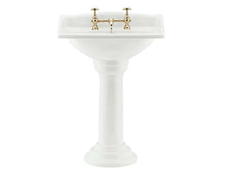Умывальник на пьедестале из фарфора в викторианском стиле Gentry Home фабрика Gentry Home из Италии