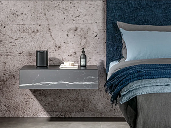 Настенная прикроватная тумбочка из дерева LAGO  36E8 0759