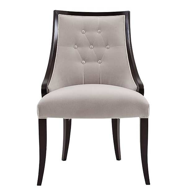Стул из массива дерева с мягкой обивкой DECORA ( LCI STILE) N070C фабрика DECORA ( LCI STILE) из Италии. Фото №3
